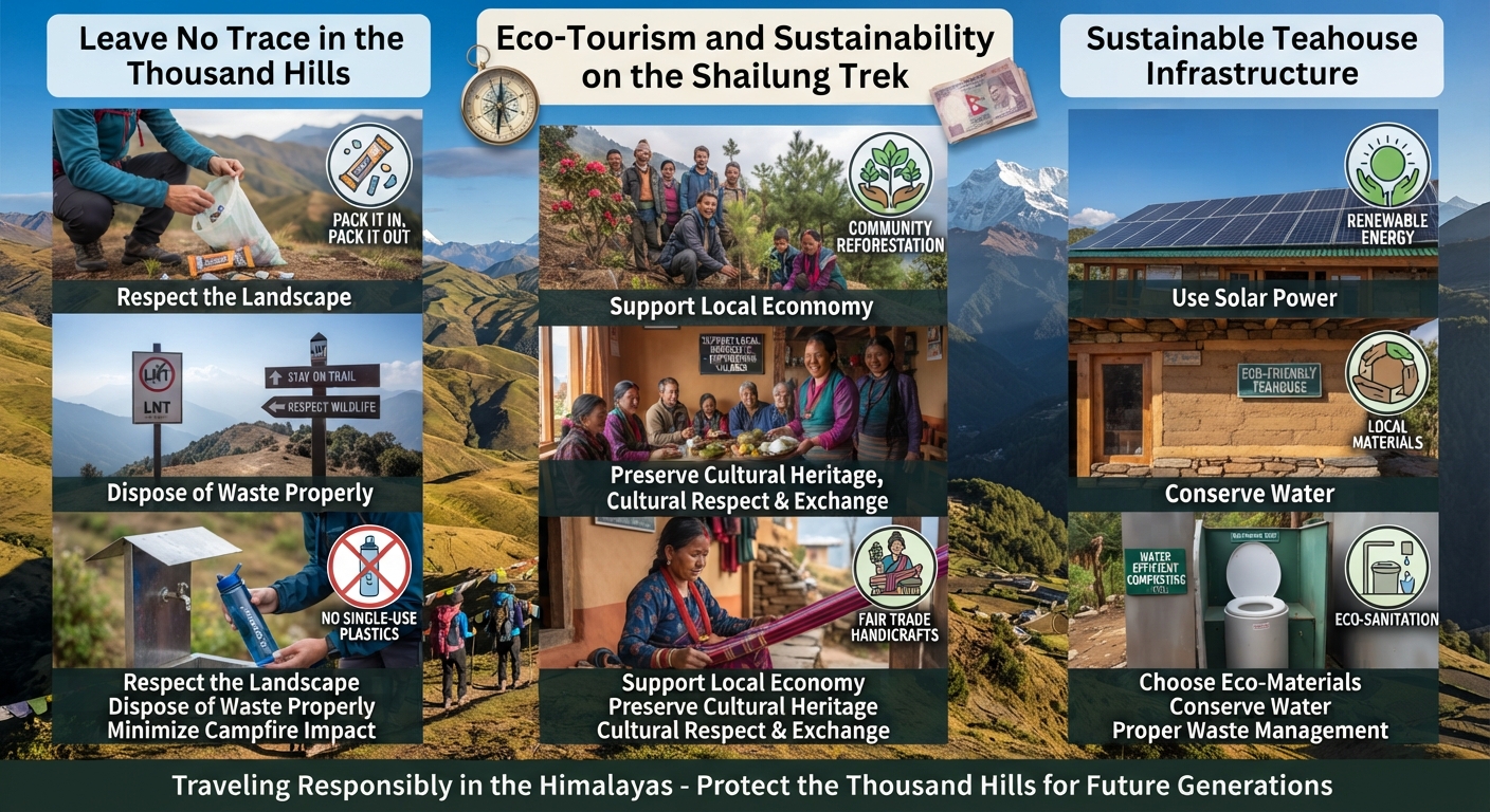 Eco-Tourism and Sustainability on the Shailung Trek: Traveling Responsibly