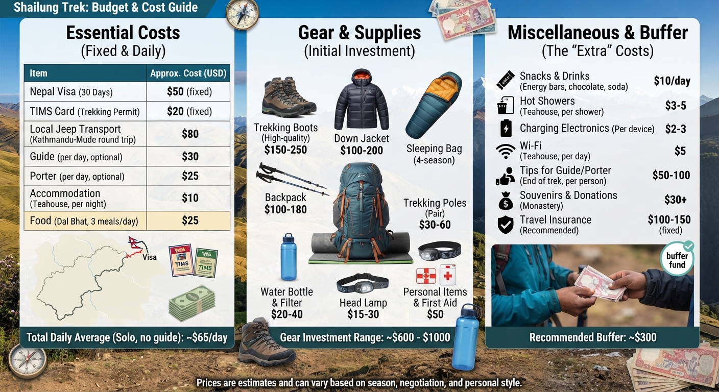 Shailung Trek Budget & Cost Guide: How Much Does It Cost?