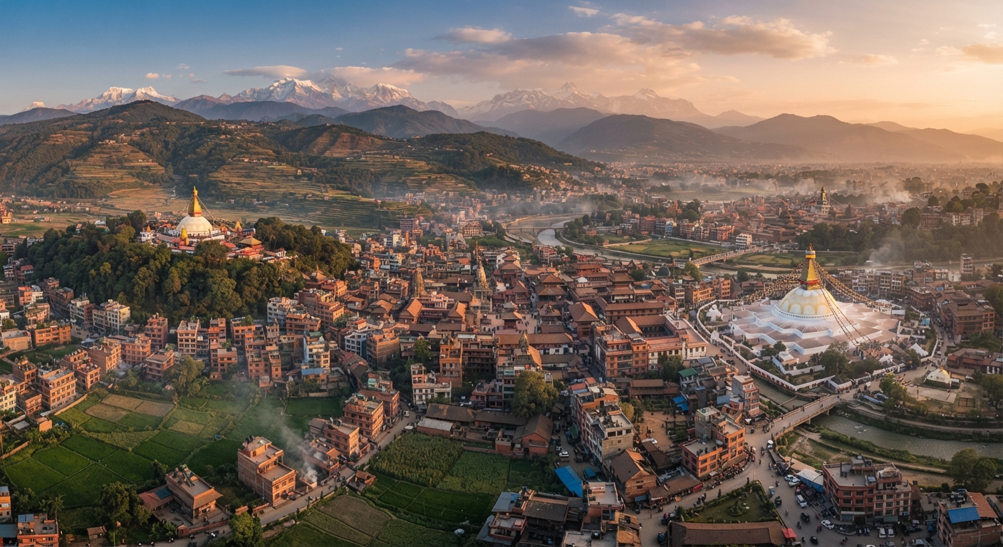 Kathmandu Valley landscape