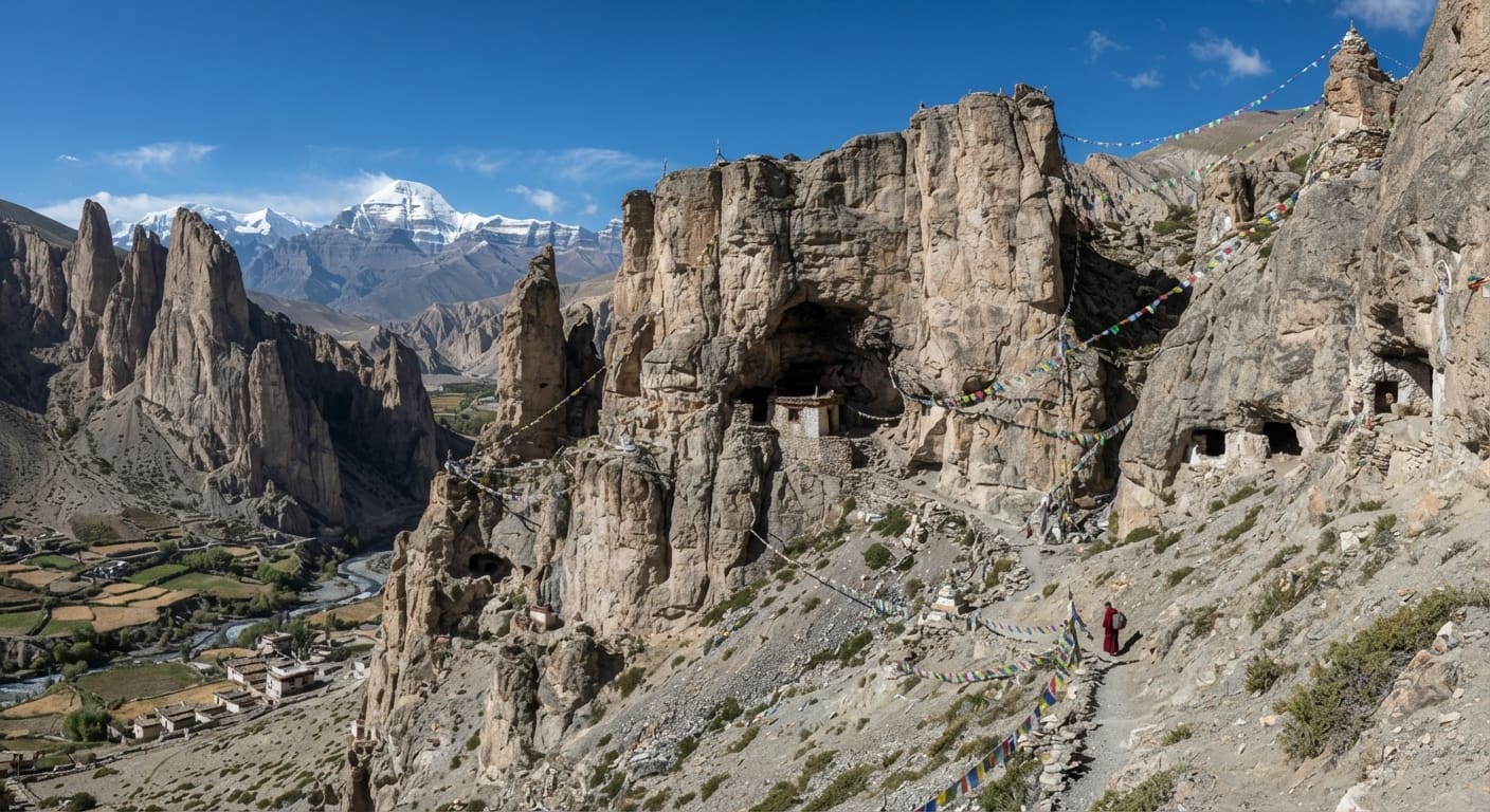 Milarepa Cave & Sacred Nepal-Tibet Border Pilgrimage cover photo
