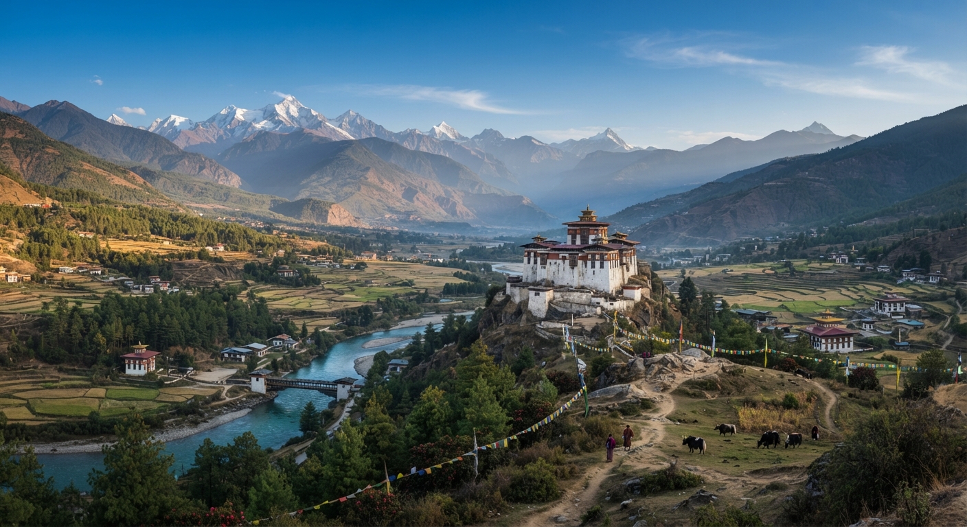 Western Bhutan landscape