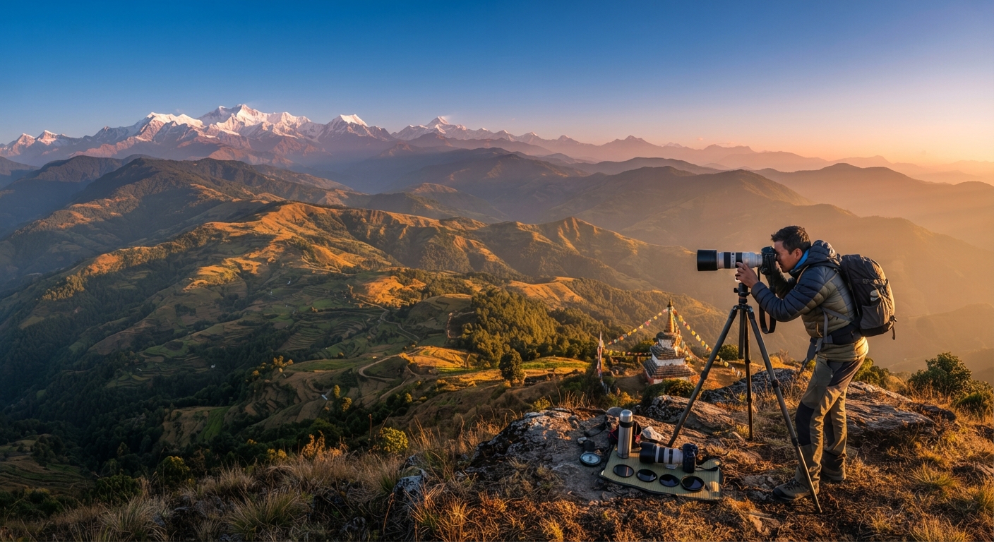 Capturing the Thousand Hills and Sunrise